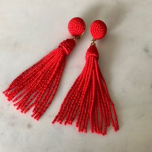 BEADED FRINGE EARRINGS
